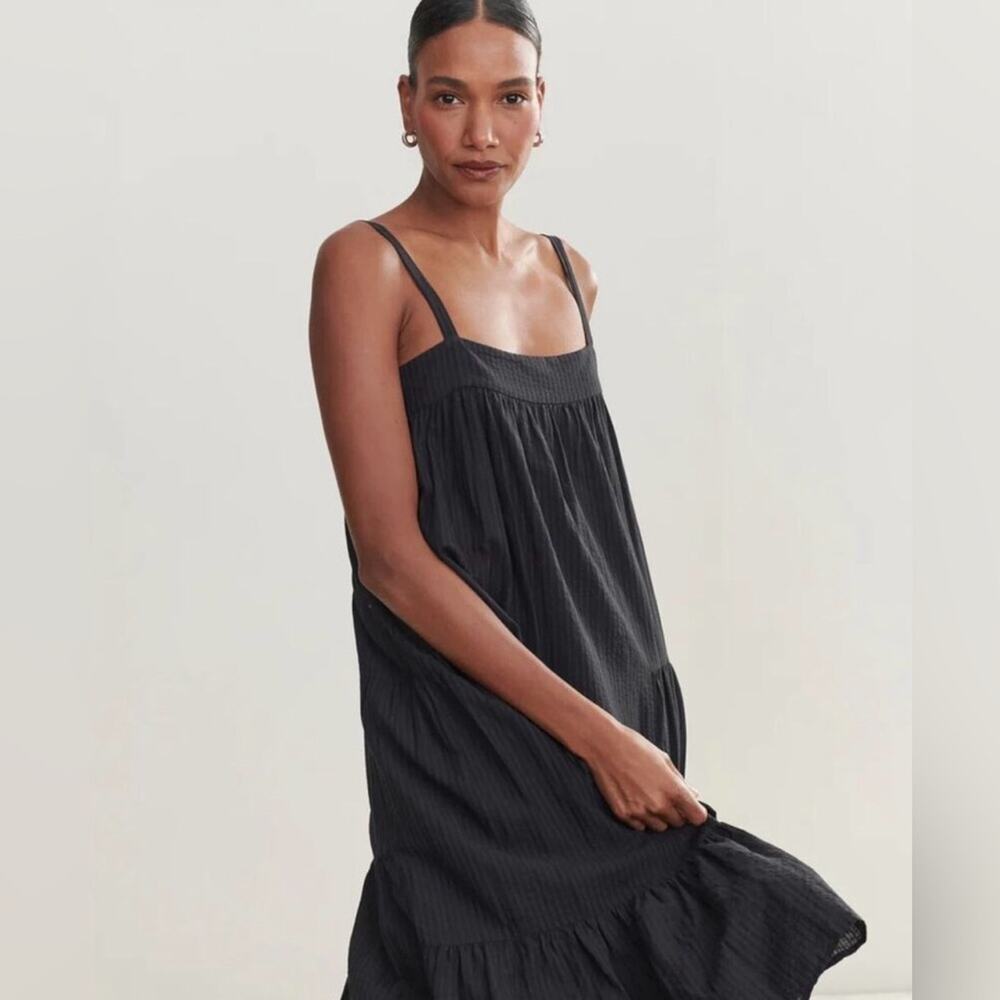 NWT: Jenni Kayne Summer Tiered Seesucker Dress in Size Medium - Picture 2 of 10